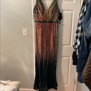 Glamorous Sequin Evening Dress NWT
